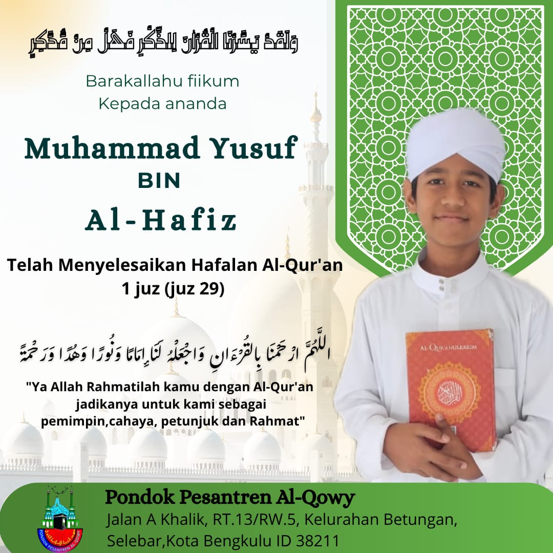Apresiasi hafalan Al-Qur'an